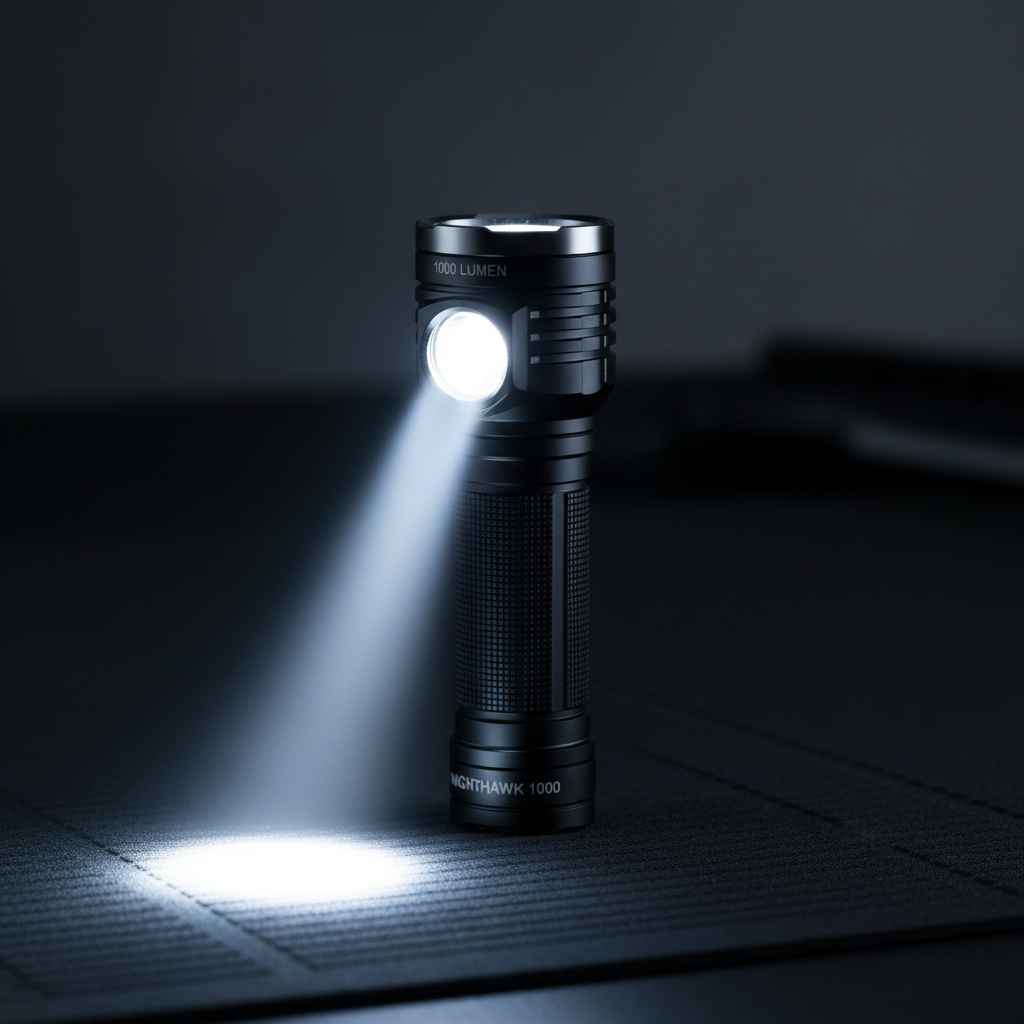 1000 Lumen Tactical Flashlight – Aircraft-Grade Alloy, Strobe Mode, Survival EDC